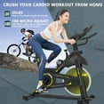 thumbnail image 2 of Hlaill Exercise Bike,Indoor Cycling Bike Stationary, Cycle Bike with Comfortable Seat Cushion, Digital Display with Pulse, iPad Holder,Foot cycle Heavy Flywheel,Free Water Bottle, 2 of 7