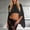 Black women's fall crop top a1, variant on Women's Fall Winter Round Neck 3/4 Sleeve Knitted Crop Top Irregular Hem Boho Casual Blouses Solid Basic Cover Up for Vacation Beach Holiday Shirts, Black Free Size