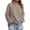 Khaki, variant on TGPMGRZ Oversized Sweatshirts for Women Neck Solid Long Sleeve for Fall Winter Cozy Days