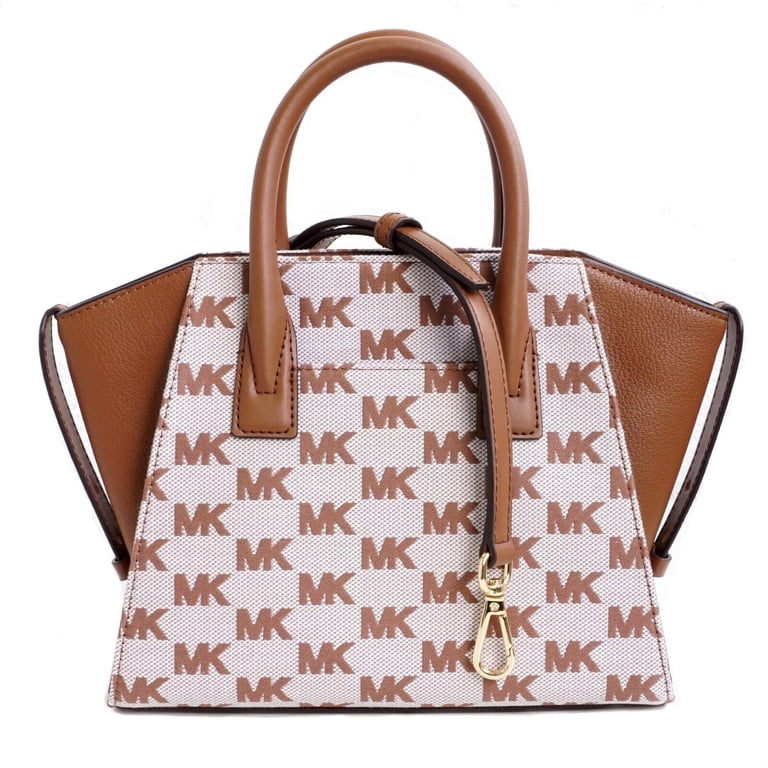 Michael Kors Avril Small Signature Logo Jacquard Satchel Shoulder
