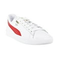 thumbnail image 2 of Puma Clyde Core L Foil Men's Sneakers White/Barbados Cherry/Gold 364669-03, 2 of 6