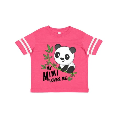 

Inktastic My Mimi Loves Me- cute panda Gift Toddler Boy or Toddler Girl T-Shirt
