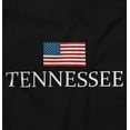 thumbnail image 2 of Tennessee Pride American Flag TN USA Plus Size Crewneck Graphic Tee Shirt Brisco Brands 2X, 2 of 5