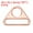 Gold Tone, variant on Uxcell 6Pack 0.98" Adjuster Triangle with Bar Swivel Clip D Dee Ring Buckle, Rose Gold