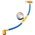 thumbnail image 1 of Zshan R134A Air Conditioner Refrigerant Fill Hose with Gauge for Car (1/2 Thread for America and Europe), 1 of 3