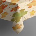 thumbnail image 3 of Thanksgiving Day Table Cover Wrinkle Resistant Washable Tablecolths Table Covers Autumn Maple Leaf Table Cover for Thanksgiving Background Indoor and Outdoor Birthday Rectangle,60x84inch, 3 of 5