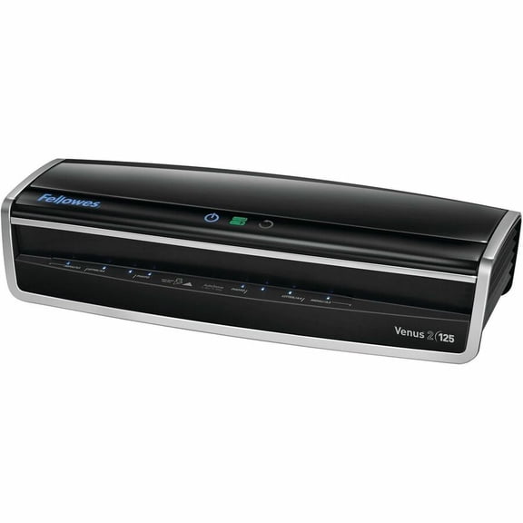 Fellowes, FEL5734801, Venus2 125 Laminator & Pouch Starter Kit, 1, Black,Silver