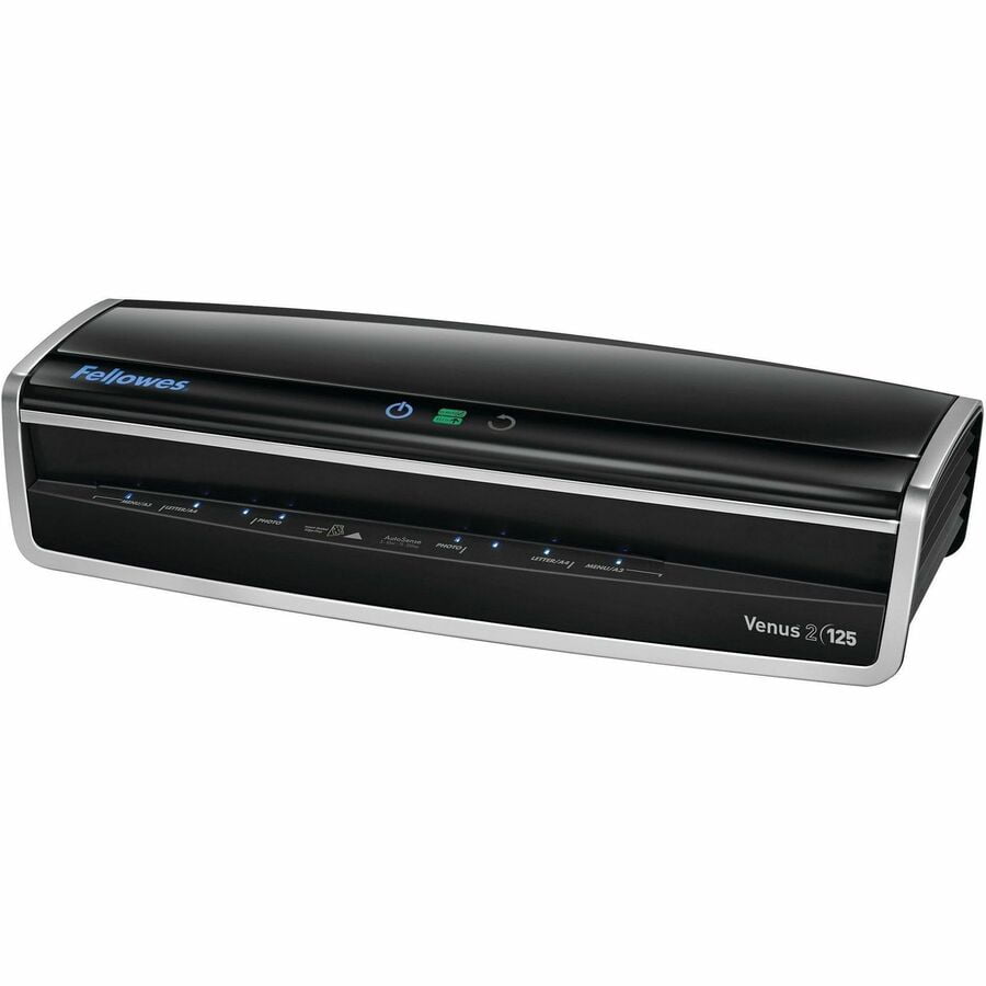Fellowes, FEL5734801, Venus2 125 Laminator & Pouch Starter Kit, 1, Black,Silver