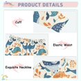 thumbnail image 4 of Dailycode Cotton Pajama Set Snug Fit Long Sleeve Top and Pants for 18M-8Y Playful Whale and Fish, 4 of 7