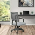 thumbnail image 2 of Deluxe Cane Back Bankers Chair in Gray Fabric Seat, 2 of 11