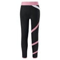 thumbnail image 2 of YiZYiF Kids Girls Color Block Dance Sports Pants Gymnastics Athletic Leggings,Sizes 6-14, 2 of 6