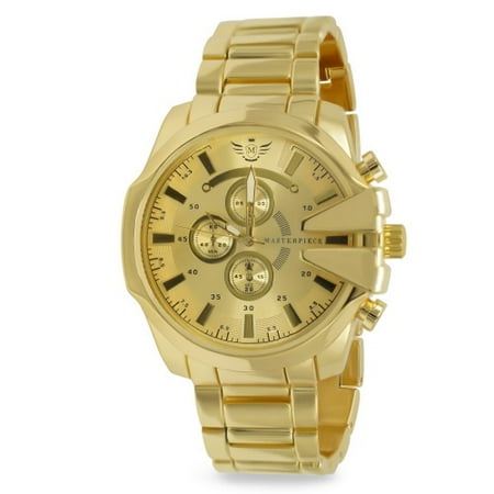 Bulldogs Mens Executive Watch - Gold V-cut Executive Classic Mens Watch