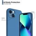thumbnail image 2 of Entronix Silicone Case for iPhone 14 6.1 inch {Shock-Absorbent- Raised Edge Protection- Silicone Rubber Case Compatible with iPhone 14 (6.1 inch 2022 Released) Aqua, 2 of 7