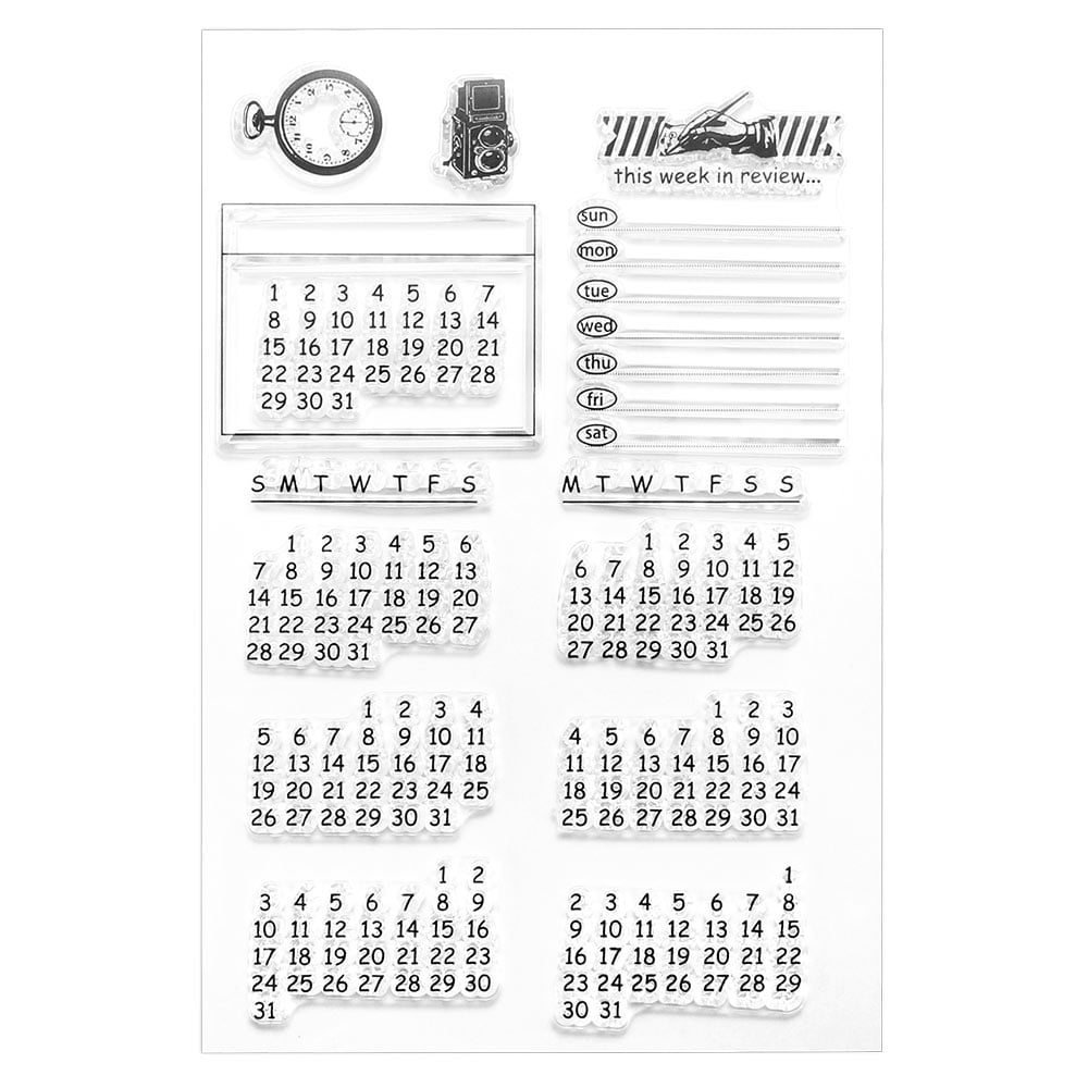 Silicone Clear Rubber Stamps Seal Scrapbooking Album Card Decor Diary Craft DIY 