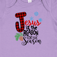 thumbnail image 4 of Inktastic Jesus is the Reason for the Season Pinecone and Snowflakes Boys or Girls Baby Bodysuit, 4 of 5