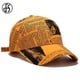 thumbnail image 2 of FS 2023 Vintage Yellow Newspaper Pattern Baseball Cap For Men Women Designer Hat Streetwear Hip Hop Trucker Caps Casquette HommeAdjustable Gao Jinjia LED, 2 of 2