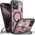 thumbnail image 1 of Diseñado para Funda Magnética para iPhone 16 Pro Max, Compatible con Magsafe, Resistente a Caídas de 10 pies, Resistente, con Soporte de Anillo Giratorio 360, Funda Protectora a Prueba de Golpes, 1 of 7