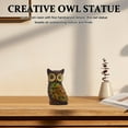 thumbnail image 4 of WHAMVOX Creative Owl Sculpture Outdoor Statue Multi Desktop Decor for Home Garden 1Set, 4 of 6