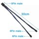 thumbnail image 2 of Dual Mini 6 Pin to 8 Pin PCI Express Video Card Power Adapter Cable for Mac Pro Tower/Power Mac G5, 2 of 5