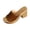 Summer Shoes # Brown, variant on Sandals for Women Open Toe Chunky Heel Mule Slides Slip On Backless Shoes with Studded Embellished Strap Fashion Outdoor Walking Vacation Party Footwear