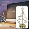 thumbnail image 5 of LED Christmas Tree Lamp Small Crystal Decorative Iron Tree Night Light Ornament for Gift of Family Friends, 5 of 21