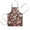 Pioneer Flower Floral-2, variant on Pioneer Flower Floral Print Pattern Kids Aprons for Girls and Boys,Adjustable Neck Strap Toddler Aprons for Kids Cooking Baking