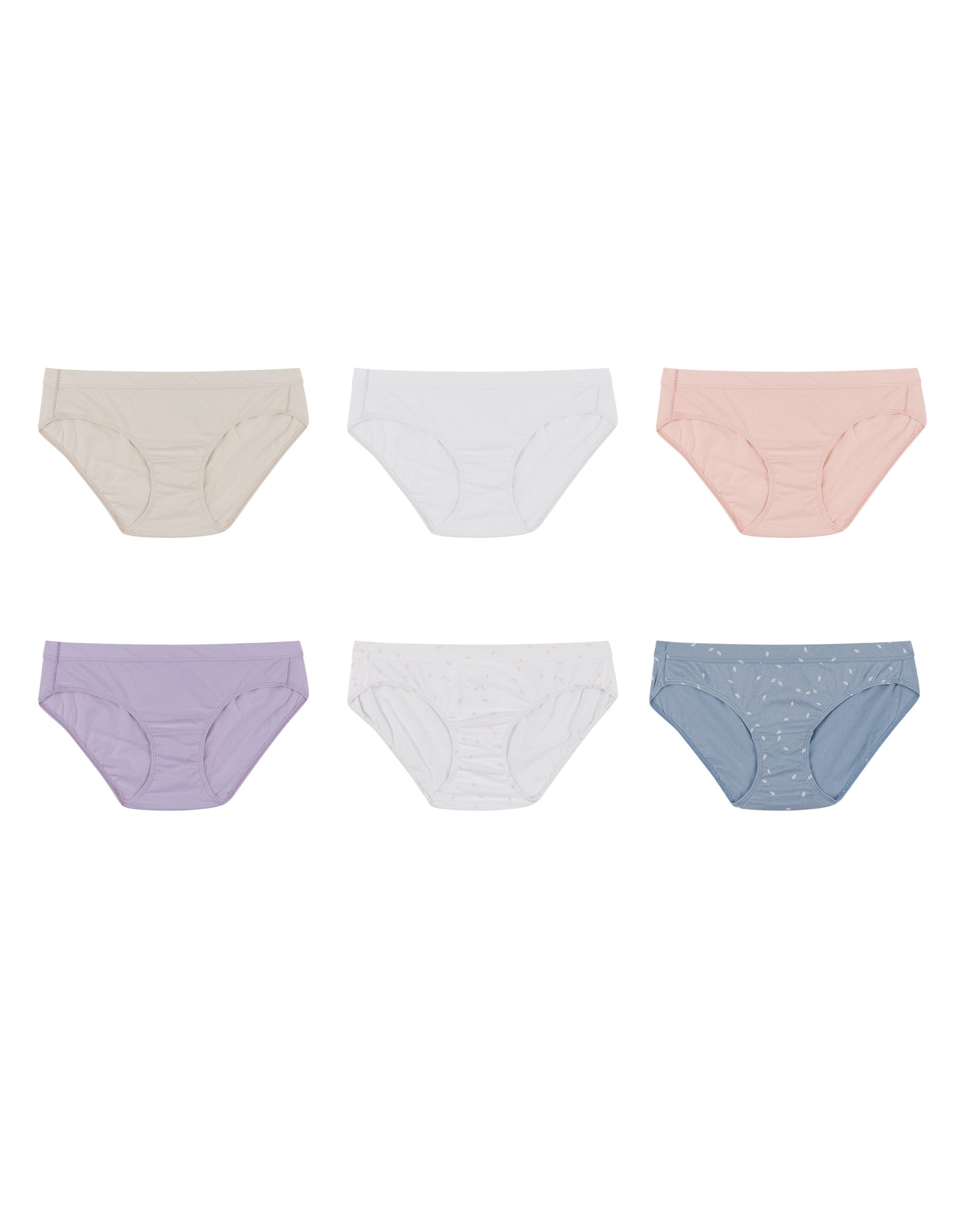 Hanes Women's Pure Comfort Hipster Underwear, Organic Cotton