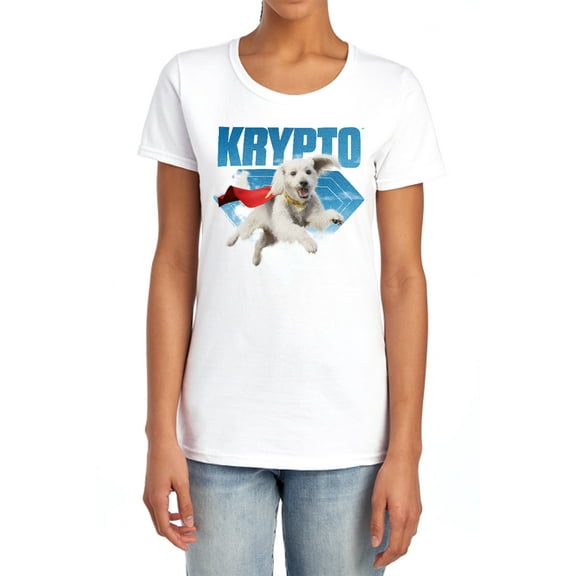 Superman 2025 Krypto Jump Women's T Shirt