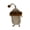 Khaki, variant on NIBOLOG Cartoon Key Case - Sausage Mouth Hand-Woven Knitting Anti-theft Handmade Crochet Key Fob Cage Protector
