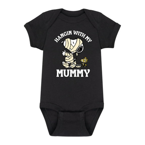 Peanuts - Hanging With My Mummy - Infant Baby One Piece