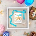 thumbnail image 5 of Tasse Verre 12x12 White Shadow Box (1-Pack) Frame w/ Linen -8 Stick Pins, 5 of 7
