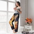 thumbnail image 5 of Salouo Red And Gray Flame Fox Print Women's Pajama Pants Casual Loose Sweatpants PJs Flowy Pants Drawstring Palazzo for Women Wide Leg Pants Lounge Pajama -, 5 of 8