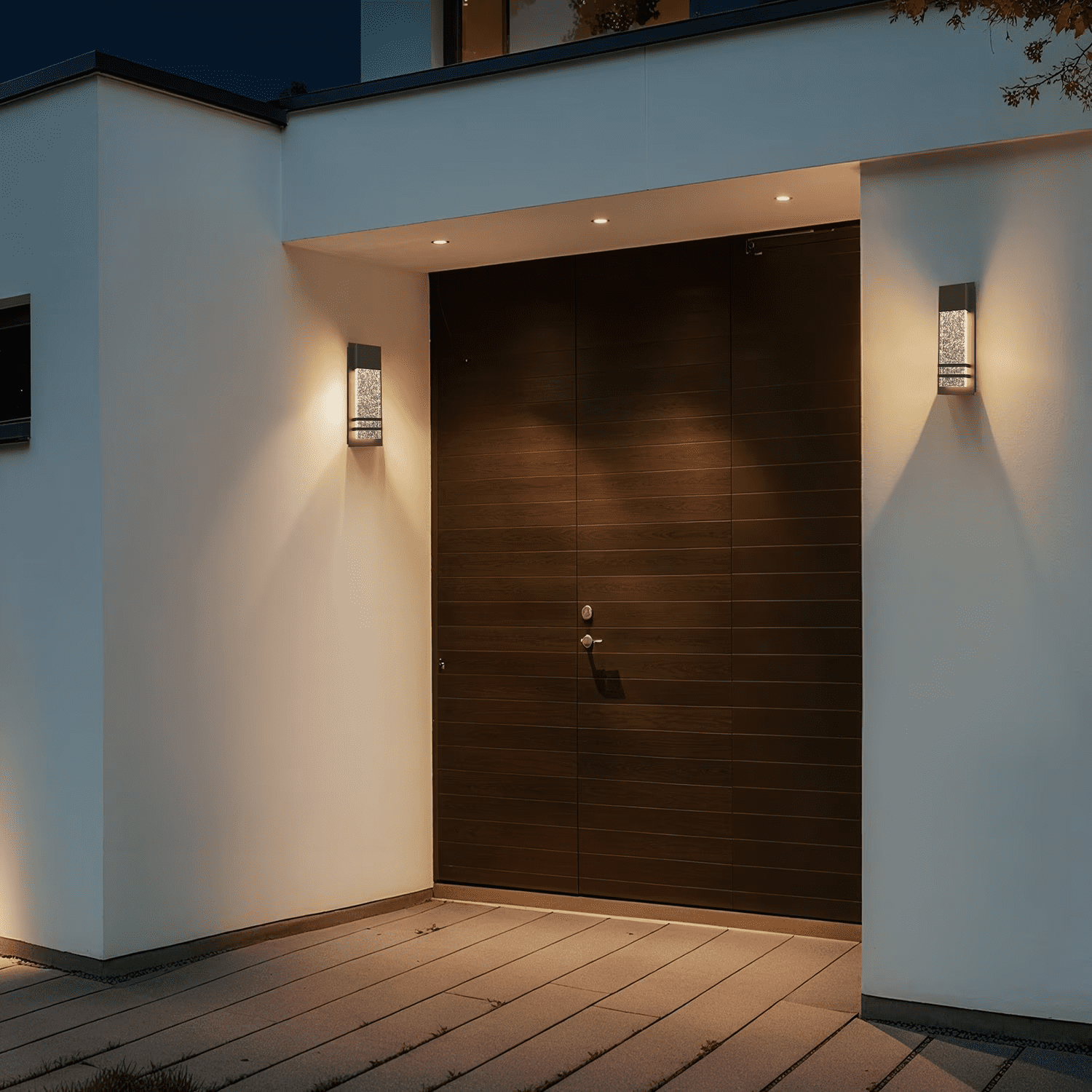 Cedar Hill LED Outdoor Wall Light 470 Lumen, Exterior Wall Sconces Porch Light for Doorway Garden Hallway Patio Living Room