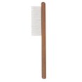 thumbnail image 1 of Pet Comb Wood Handle: Stainless Steel Needle Cat Grooming Brush Dog Massage Comb, 1 of 7