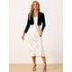 thumbnail image 4 of Bolero de Terciopelo para Mujer Allegra K Chaqueta Bolero Corto Negro XS, 4 of 6