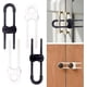 thumbnail image 1 of 4 Pieces Child Safety Cabinet Locks - Child Lock for Cabinet - Child Lock - Suitable for Cabinets and Drawers (Black White), 1 of 5