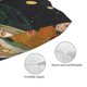 thumbnail image 3 of Fotbe Abstract Gold Floral Galaxy Funda de Almohada Decorativa Estilo Occidental, Lujo en Algodón, Fundas para Almohadas King, Cojín Estampado para Decoración del Hogar-14"x20", 3 of 6