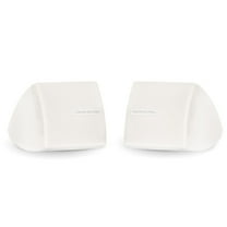 Theater Solutions TS30W Mountable Indoor Speakers White Bookshelf Pair