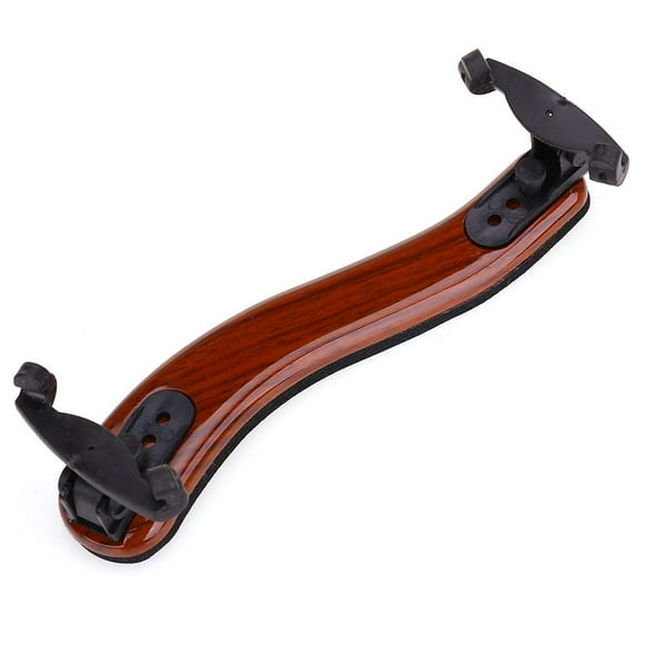 NANYI Violin Shoulder Rest 1/2 Collapsible Adjustable 1/2 Size Violin niversal Type Violin Parts soft Safety Easy to use High strength sponge Wood grain
