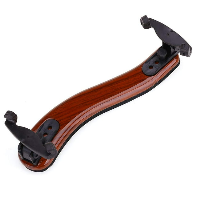Nanyi Violin Shoulder Rest 1/2 Collapsible Adjustable 1/2 Size Violin Niversal Type Violin Parts Soft Safety Easy To Use High Strength Sponge Wood Grain