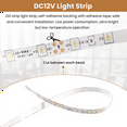 thumbnail image 4 of 1M 60-3528 SMD Waterproof LED Light Strip DC12V (White), 4 of 9
