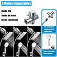thumbnail image 4 of Juego de Ducha de Baño Con Filtro, 5 Niveles de Presión de Agua Ajustable, Dos Modos de Ducha: Cabezal de Ducha Fijo y Cabezal de Ducha de Mano, Cabezal de Ducha de Alta Presión, 4 of 7