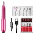 thumbnail image 4 of Perceuse à Ongles, Machine à Ongles Compacte Pratique pour Salon à Usage Général pour la Maison à Usage Professionnel Rose Rouge, 4 of 8