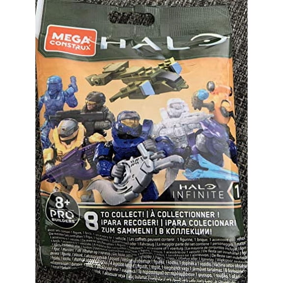 Mega Construx HALO: Infinite Series 1 Blind Bag Micro Action Figure, (1.5")