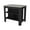 White + Black, variant on Nmkwnr Wood Kitchen Island with 3 Shelves, Perfect for Living Room, Dining Room, Kitchen, White + Black