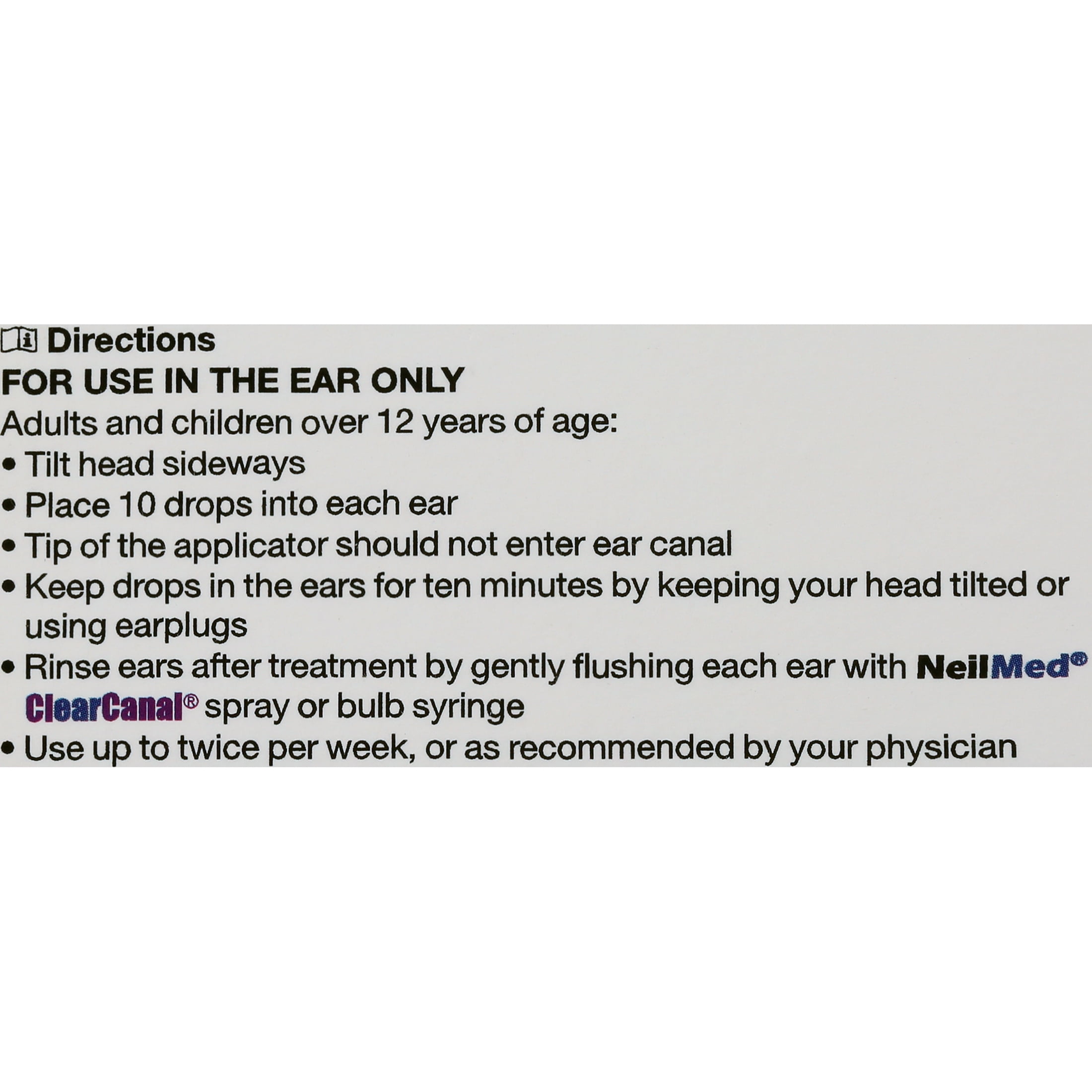(2 pack) NeilMed ClearCanal Dr. Mehta's Ear Wax Removal Complete Kit, 5 Treatments