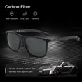 thumbnail image 3 of Gafas de sol ZENOTTIC Square Polarized para hombre en fibra de carbono, 3 of 6
