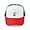 Red/Blue/White, variant on - Original Watercolor Goat Animal - Adjustable Unisex Printed Trucker Hat with Mesh Back