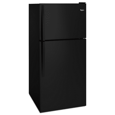 Whirlpool - 18.3 Cu. Ft. Top-Freezer Refrigerator - Black