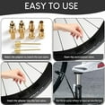 thumbnail image 4 of Peggybuy Bicycle Valve Adapter Set Presta Schrader Valve Adapter for Air Pump (Set 4), 4 of 4